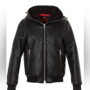DSQUARED Black Bomber Jacket